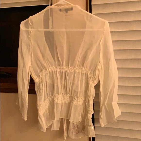 Chilli Couture white, sheer and sequin blouse - Picture 6 of 6